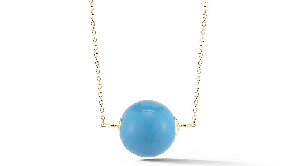 Bulgari, колье Serpenti, розовое золото, бирюза, бриллианты