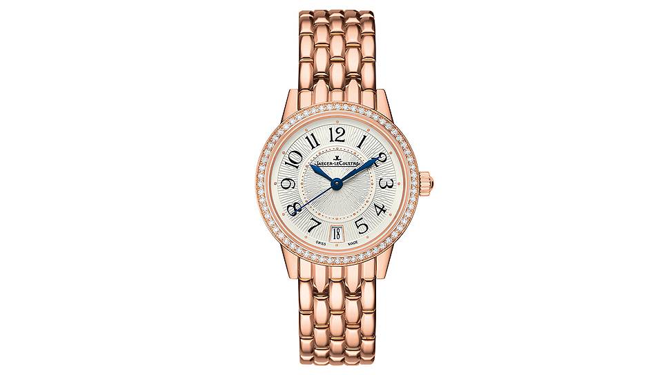 Часы Rendez-Vous Date, Jaeger-LeCoultre, розовое золото, бриллианты, механизм с автоматическим заводом