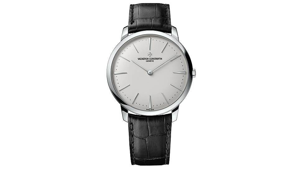 Часы Patrimony, Vacheron Constantin, белое золото, механизм с ручным заводом