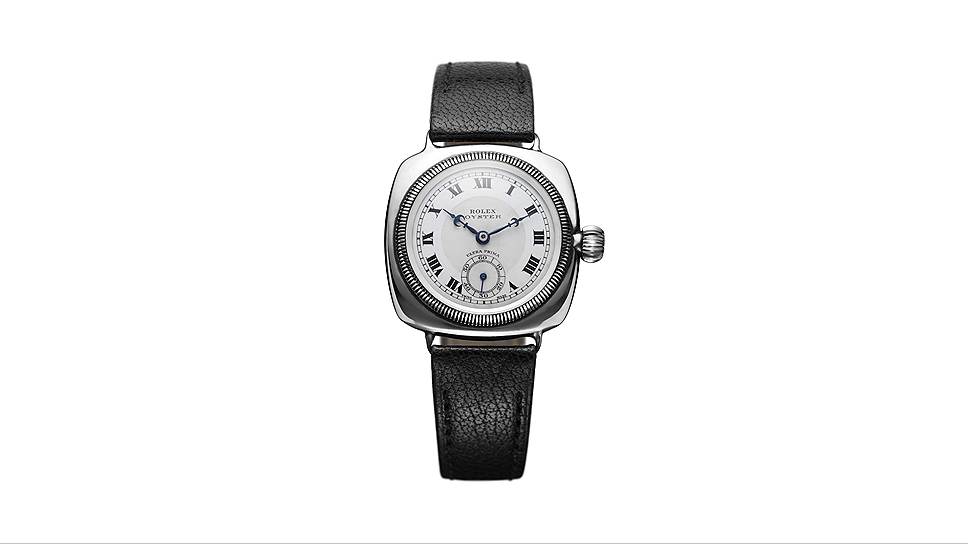 Первая модель часов Oyster в форме подушки, Rolex, 1926 год