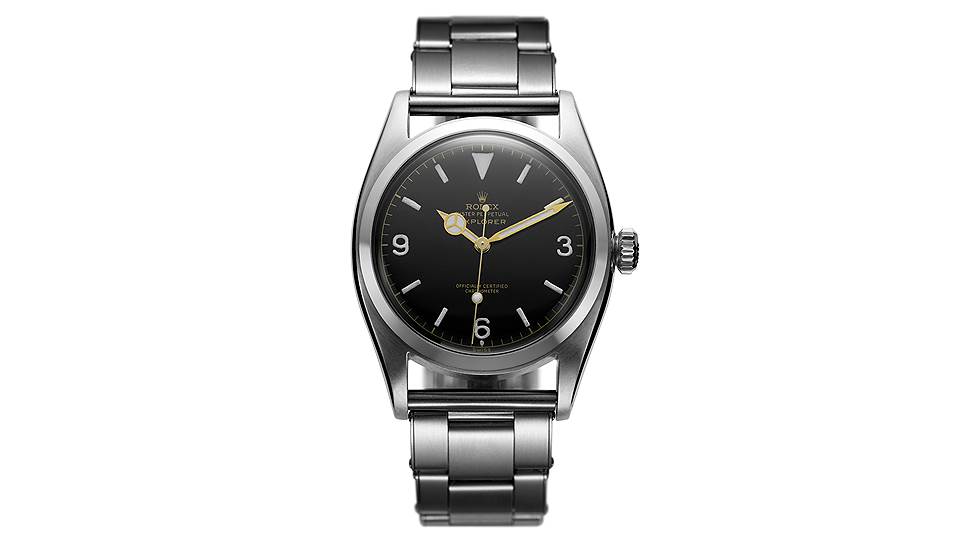 Первая модель часов Explorer, Rolex, 1953 год