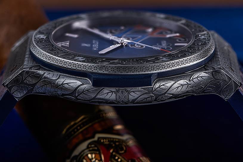 Classic Fusion Fuente 20th Anniversary, титан, 45 мм, мануфактурный механизм HUB 1112 с автоподзаводом, Hublot
