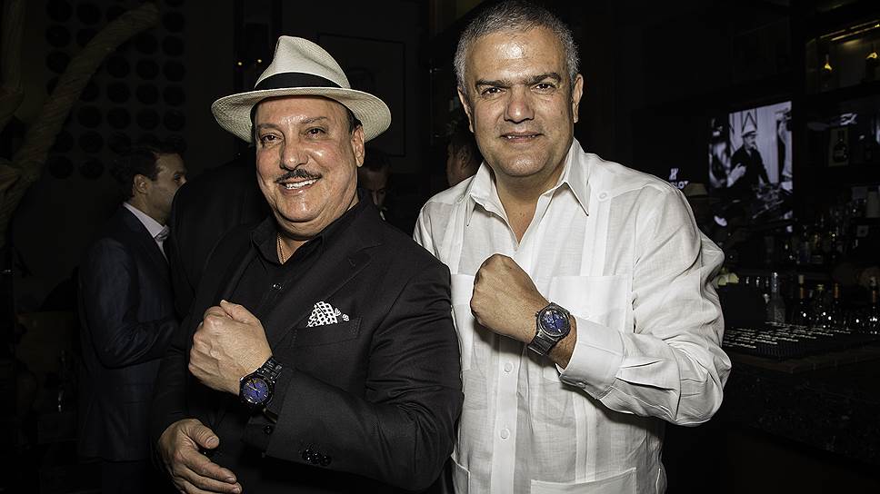 Карлос Фуэнте и глава Hublot Рикардо Гвадалупе