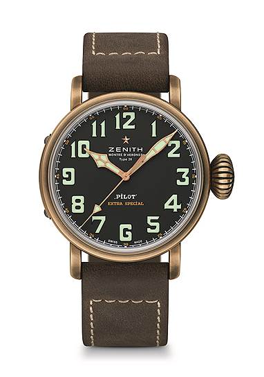 Pilot Type 20 Extra Special, бронза, титан, автоматический калибр, Zenith