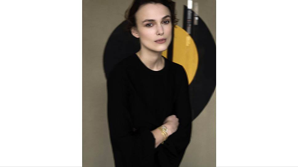 Рекламная кампания Chanel Gallery с Кирой Найтли: браслет My Chain, желтое золото, кварц, бриллианты 