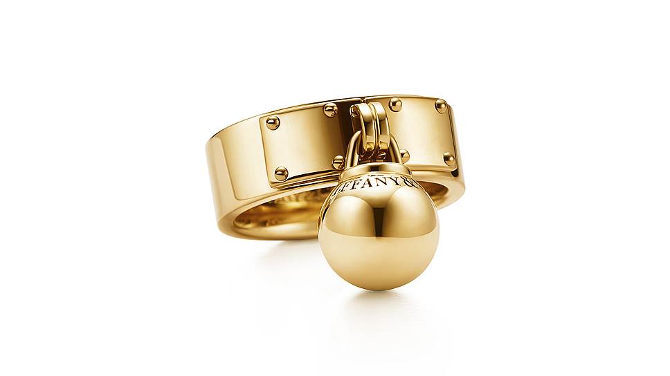 Кольцо HardWear Ball Dangle, желтое золото  