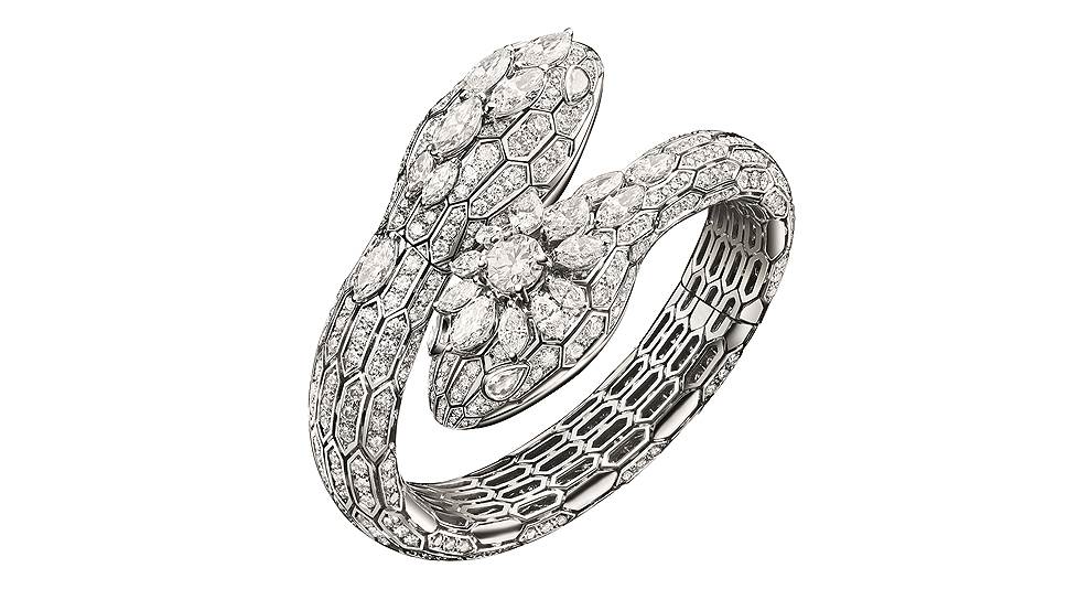 Serpenti, белое золото, бриллианты