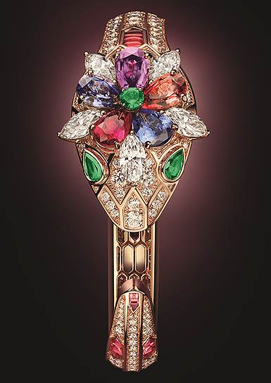 Serpenti, розовое золото, рубеллиты, турмалины, танзаниты, гранаты, изумруды