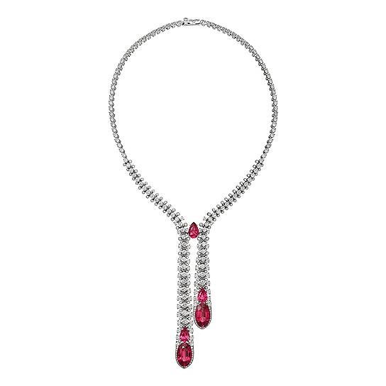 Колье Resonances de Cartier, белое золото, шпинели, бриллианты