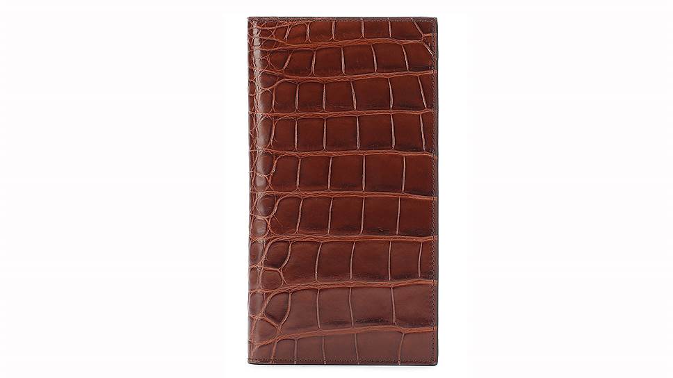 Портмоне BRIONI из кожи аллигатора с отделениями для кредитных карт