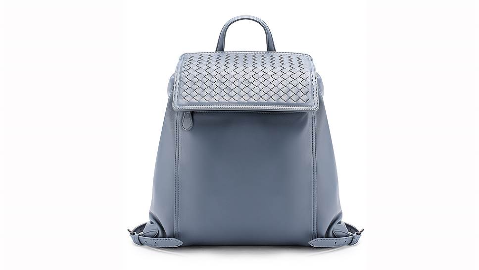 Кожаный рюкзак Bottega Veneta с плетением intrecciato