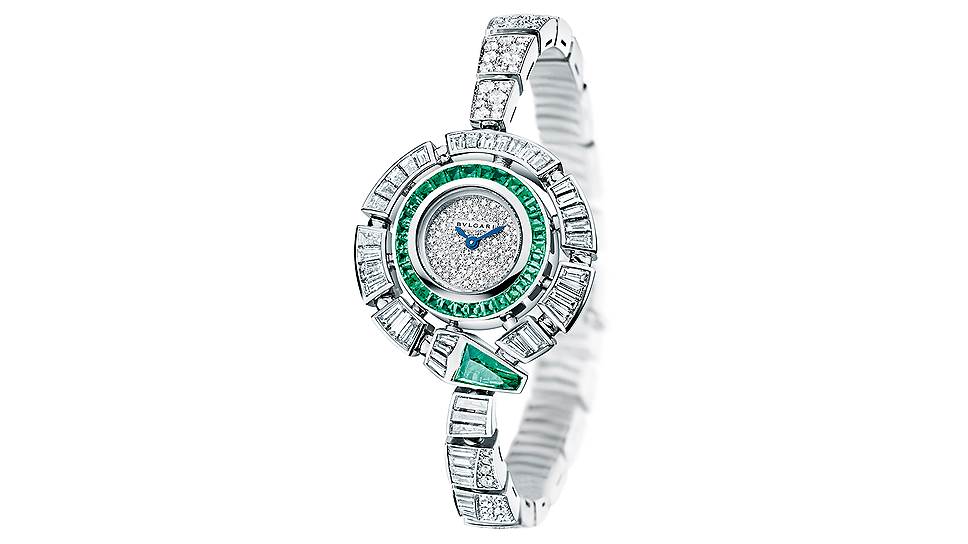 Serpenti Incantati, белое золото, бриллианты, изумруды
