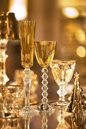 Фужеры для шампанского и вина Mille Nuits, Vega, Harcourt, хрусталь, Baccarat 