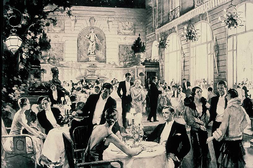 В саду Ritz проходили самые шумные праздники парижских "Безумных лет"
