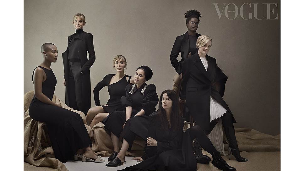 Героини съемки "Современные суфражистки" в британском издании Vogue 