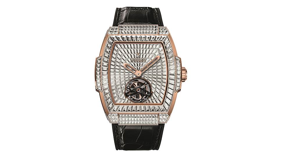 MP-06 Tourbillon High Jewellery, золото King Gold, бриллианты, 45 мм, мануфактурный механизм HUB9006 c ручным подзаводом