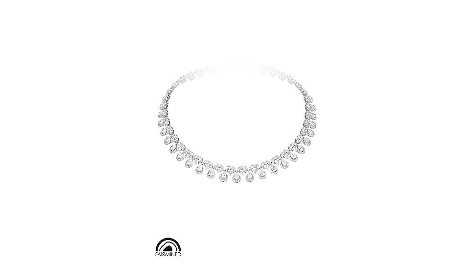 Колье Green Carpet Collection, белое золото, бриллианты 