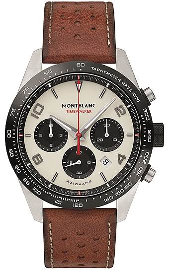 Montblanc, часы TimeWalker Manufacture Chronograph, сталь, 43 мм, механизм с автоматическим подзаводом