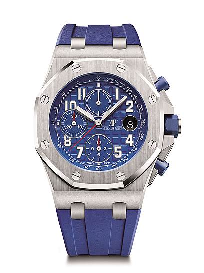 Audemars Piguet, часы Royal Oak Offshore Selfwinding Chronograph, сталь, 42 мм, механизм с автоматическим подзаводом