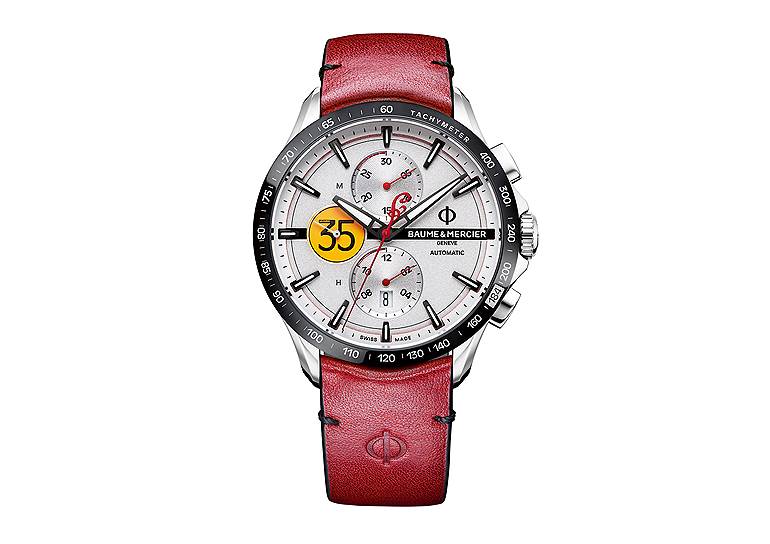 Baume & Mercier, часы Clifton Club Indian Burt Munro Tribute, сталь, 44 мм, механизм с автоматическим подзаводом