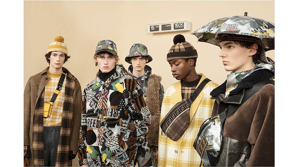 Рекламная съемка Fendi сезона "осень—зима 2018/19"