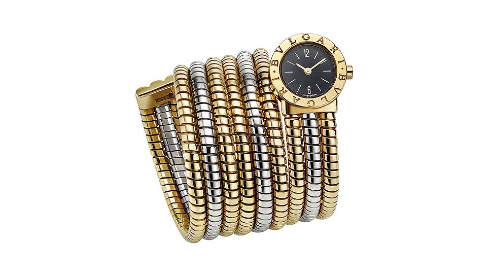 Часы Bvlgari Bvlgari Tubogas из двухцветного золота, 1980, коллекция наследия Bvlgari