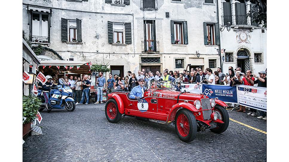 OM 665 SS Superba MM во время гонки Mille Miglia 2017 