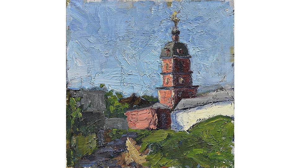 Виолетта Голдина. «Колокольня Богоявленского монастыря». 2016