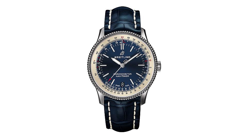 Navitimer 1 Automatic 38, сталь, 38 мм, механизм Breitling 17 с автоматическим подзаводом