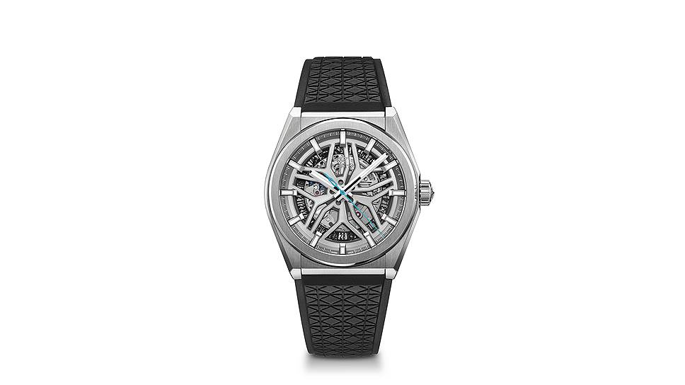Defy Cl assic Skeleton R ange Rover Edition, титан, 41 мм, механизм с автоматическим подзаводом, запас хода 50 часов