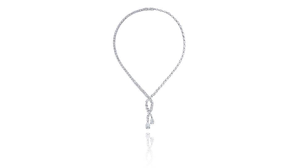 De Beers, колье London View, белое золото, бриллианты
