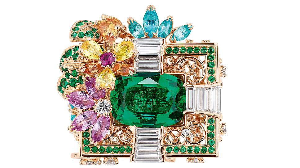 Dior. Брошь из коллекции Dior a Versailles Cote Jardins 2017