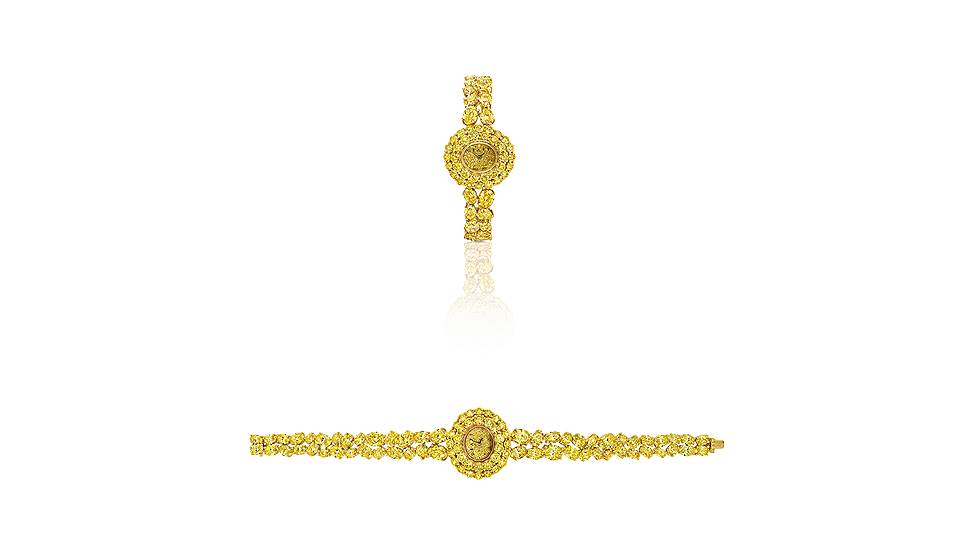 Graff Medley of Rare Yellow Diamond, желтое золото, 204 желтых бриллианта цвета Fancy Vivid Yellow общим весом более 32 карат