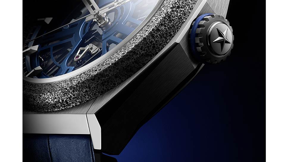 Zenith Defy Inventor 44 мм, титан с кварцеванием, безель из аэронита, механизм с автоматическим подзаводом, запас хода 50 часов, невосприимчивость к магнитным полям и колебаниям температуры