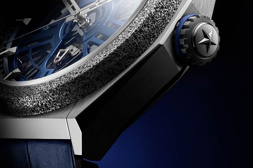Zenith Defy Inventor 44 мм, титан с кварцеванием, безель из аэронита, механизм с автоматическим подзаводом, запас хода 50 часов, невосприимчивость к магнитным полям и колебаниям температуры 