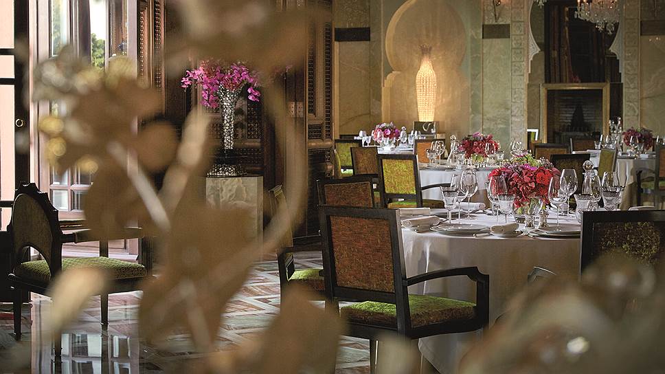 Интерьеры отеля Royal Mansour  в Марракеше