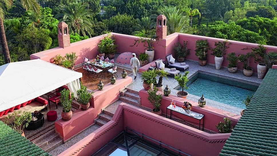 Интерьеры отеля Royal Mansour  в Марракеше