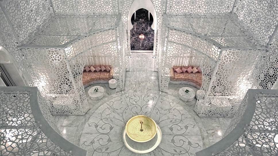 Интерьеры отеля Royal Mansour в Марракеше