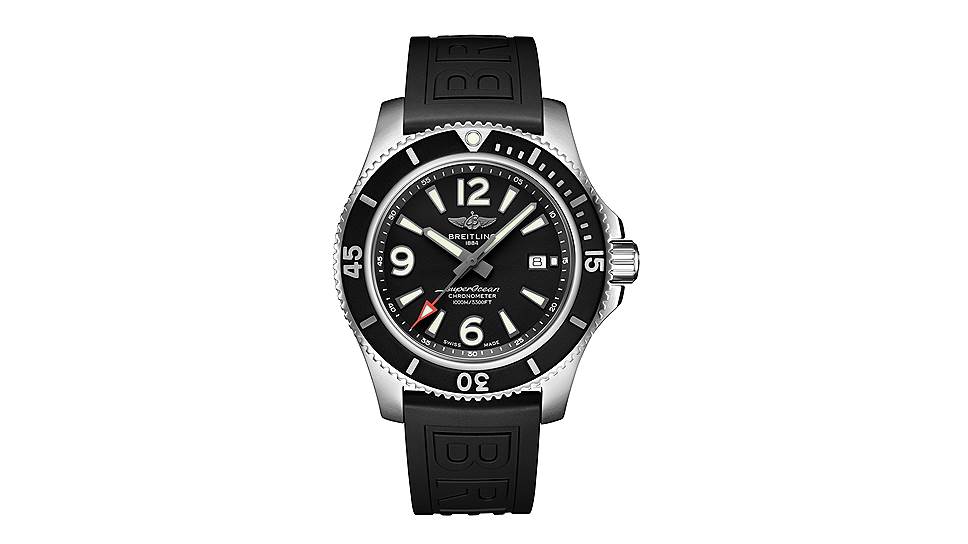 Breitling, часы Superocean Automatic 44, сталь, 44 мм, механизм с автоматическим подзаводом
