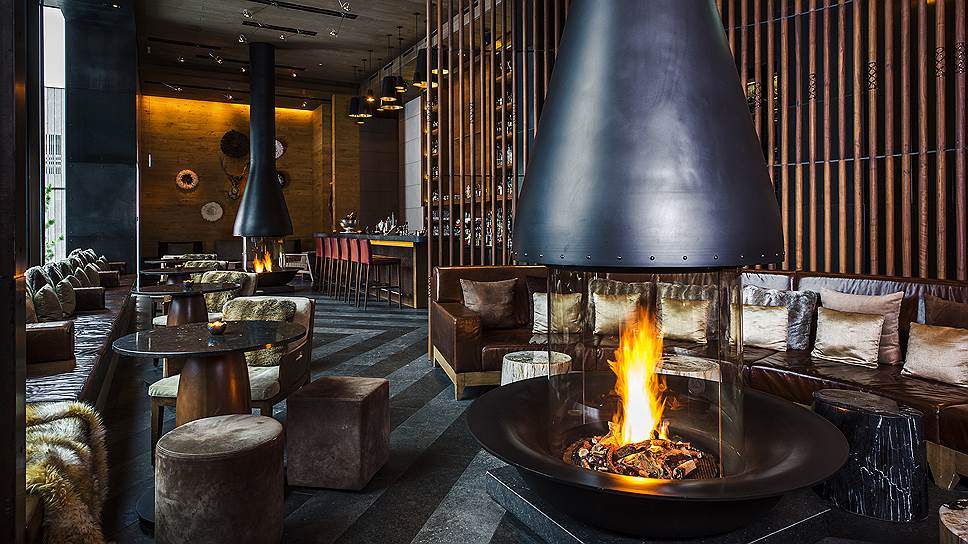 Один из ресторанов отеля The Chedi Andermatt