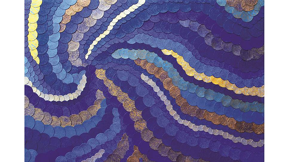 Панно Royal Blue, Aurelie Wozniak