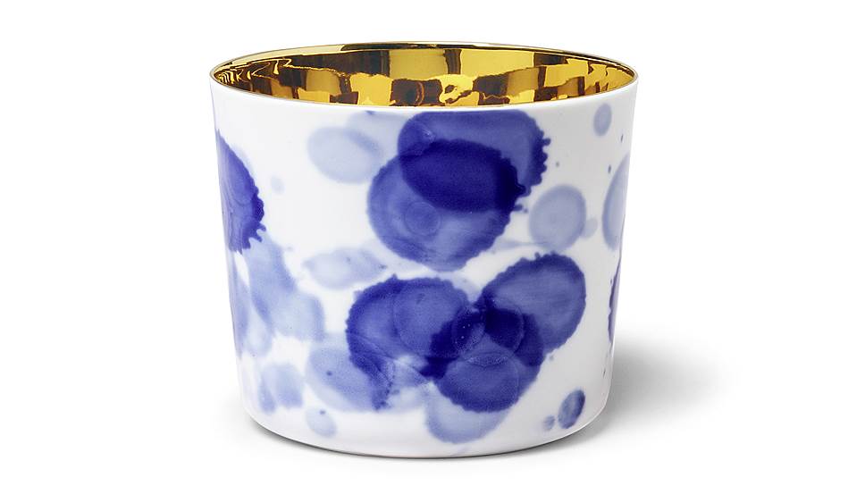 Фарфоровый бокал для шампанского Sip of Gold Goblet, Sieger by Furstenberg, «Дом фарфора»