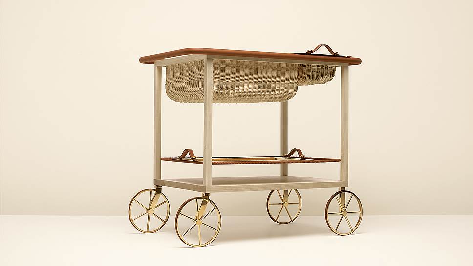 Сервировочная тележка Diligence, коллекция The Equipages d’Hermes, Hermes