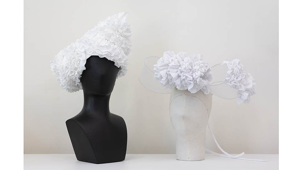 Головные уборы Ройшн Пирс, созданные совместно с Maison Michel