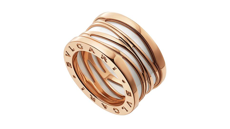 Подвеска B.Zero1 Design Legend, розовое золото, черная керамика