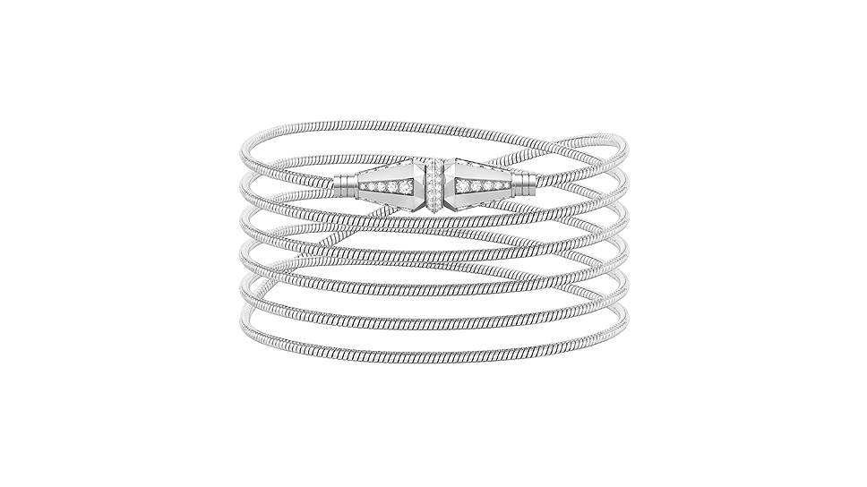 Колье-трансформер Jack de Boucheron, белое золото, бриллианты