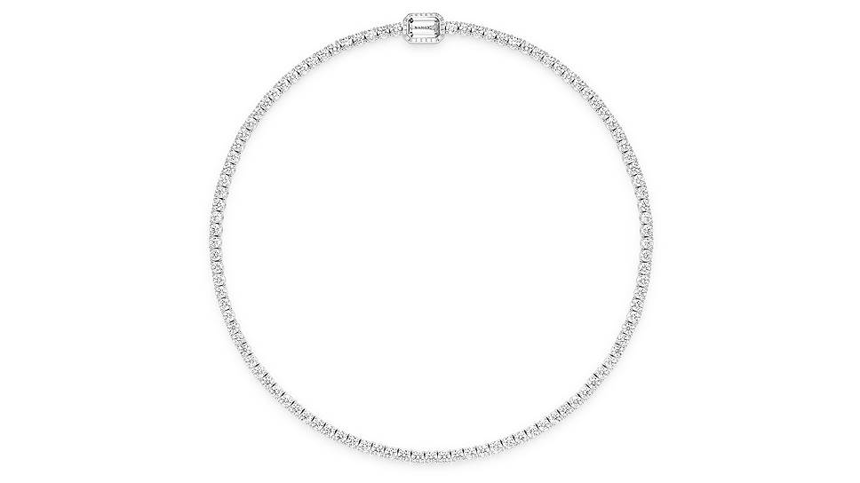 Boucheron, колье Riviere Vendome, белое золото,бриллианты