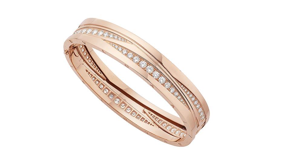 Браслет B.Zero1 Design Legend, розовое золото, бриллианты