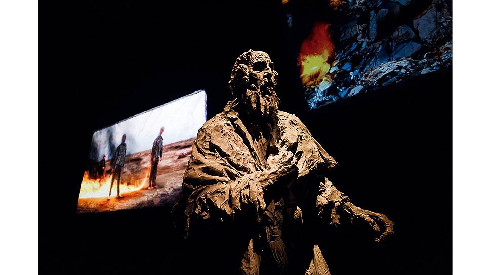 Фрагмент экспозиции Александра Сокурова на Венецианской биеннале