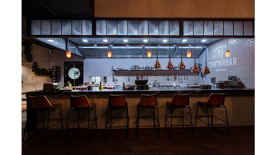 Интерьер ресторана «Тартарбар» в Санкт-Петербурге